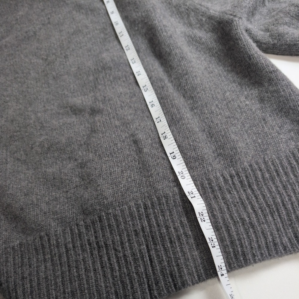 Theory Womens Grey Wool Cashmere Turtleneck Sweater L0811725 Size M - Picture 9 of 10